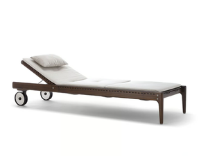 LEVANTE - Recliner mahogany sun lounger _ Exteta