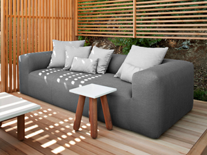 MONTECARLO LOUNGE - 3 seater fabric garden sofa _ Exteta