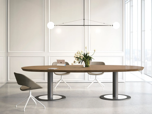 MULTIPLICEO - Wooden meeting table _ FANTONI