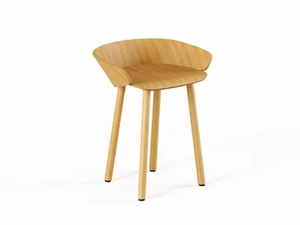 KARL - Low wooden stool _ FREZZA