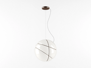 ARMILLA - Blown glass pendant lamp _ Fabbian