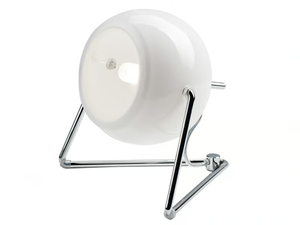 BELUGA WHITE - Adjustable chrome plated table lamp _ Fabbian