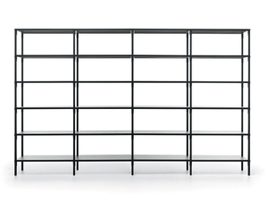 UNO - Open double-sided metal shelving unit _ Fantin