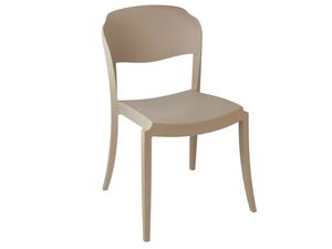 GREEN - STRASS - Stackable polypropylene chair open back _ Fasem