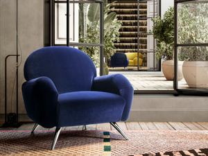 CLAIR - Fabric armchair with armrests _ Felis