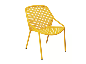 CROISETTE - Garden stackable polyethylene fibre easy chair _ Fermob