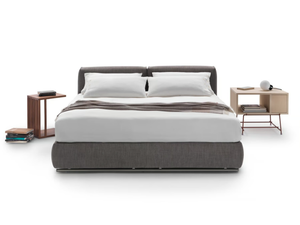 ASOLO - Double bed with upholstered headboard _ Flexform