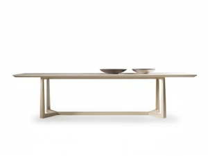 JIFF - Rectangular solid wood table _ Flexform