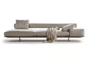 WING - 2 seater fabric sofa with removable cover _ Flexform