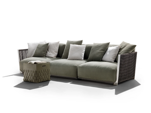 VULCANO OUTDOOR - Sectional fabric garden sofa _ Flexform