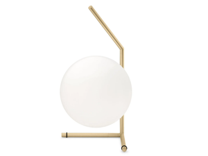 IC LIGHTS T1 LOW - Blown glass and metal table lamp _ Flos