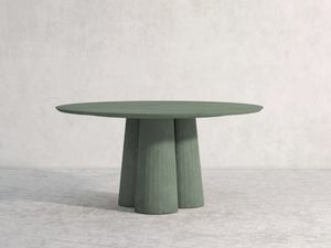 FUSTO - Round concrete table _ Forma&Cemento