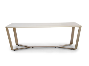 MORGAN - Marble garden table _ Formitalia