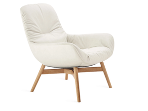 LEYA LOUNGE - Leather armchair with armrests _ Freifrau