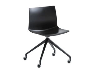 KANVAS 2 UR - Swivel technopolymer office chair with castors _ GABER