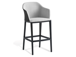 MANAA 69/79 - High stool with armrests with back _ GABER