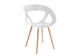 MOEMA BL - Technopolymer chair with armrests _ GABER