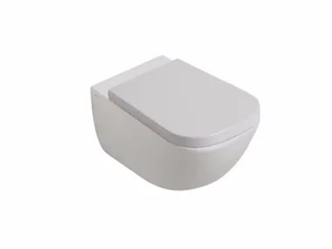 PLUS DESIGN - Wall-hung ceramic toilet _ GALASSIA