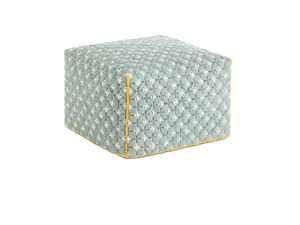 SILAÏ - Upholstered fabric pouf _ GAN