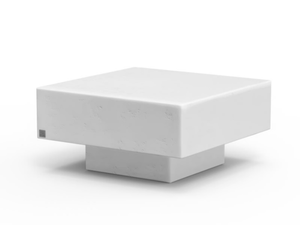 NORDIC - Square low fiberglass side table _ GANSK