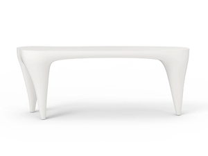 IVORY - Oval fiberglass garden console _ GANSK