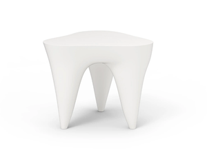 IVORY - Fiberglass garden side table _ GANSK