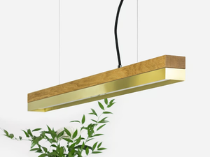 [C2o] BRASS - Dimmable LED pendant light (L 92cm) _ GANTlights