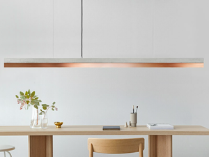 [C3] COPPER - Dimmable LED Pendant Light (L 182cm) _ GANTlights