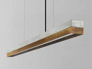 [C1] OXIDISED BRASS - LED cement pendant lamp _ GANTlights