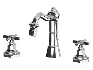 TRD TR145/18 - Countertop bidet mixer with individual rosettes _ GATTONI