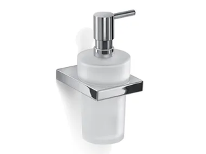 LANZAROTE - Wall-mounted glass Bathroom soap dispenser _ GEDY