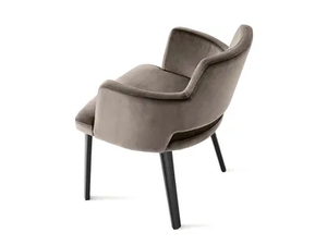 THEA QUEEN - Upholstered fabric chair with armrests _ Gallotti&Radice