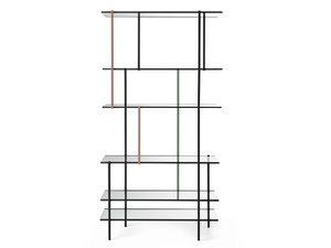 DRIZZLE - Modular aluminium bookcase _ Gallotti&Radice