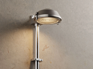 SPOT SILVER - Natural aluminium wall lamp _ Genuit