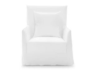 GHOST 04 - Armchair with removable cover with armrests _ Gervasoni