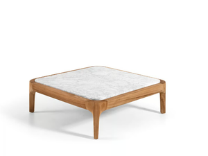 MEDITERRANEO 41 - Carrara marble garden side table _ Gervasoni