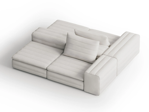 SAMET LOW D - Double-sided 4 seater fabric sofa _ Gervasoni