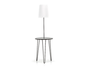 LC 47 - Powder coated steel floor lamp / bedside table _ Gervasoni