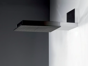 MINIMALI - Wall-mounted rectangular overhead shower with arm _ Gessi