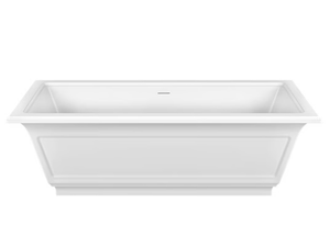 ELEGANZA - Freestanding rectangular Cristalplant® bathtub _ Gessi