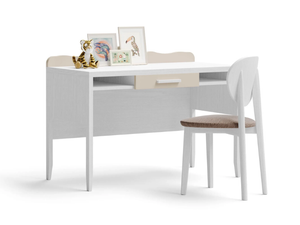 CHARLES - Rectangular wooden Kids writing desk with drawer _ Giessegi