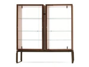 AEI - Wood and glass display cabinet _ Giorgetti