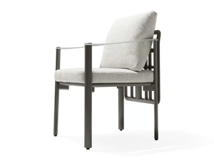 ALDÌA - Garden fabric easy chair with armrests _ Giorgetti