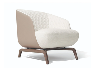 JANET - Fabric armchair with armrests _ Giorgetti