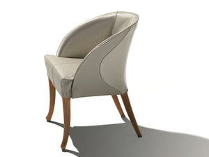 PROGETTI - Tanned leather easy chair _ Giorgetti