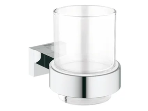 ESSENTIALS CUBE - Wall-mounted metal toothbrush holder _ Grohe