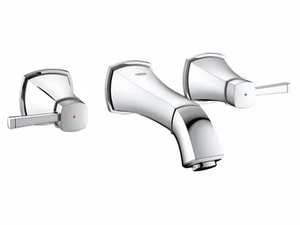 GRANDERA - SIZE S - 3 hole wall-mounted washbasin tap _ Grohe