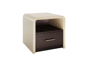 ELITIS - Rectangular wooden bedside table with drawers _ HC28