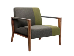 PIANPIAN - Fabric armchair with armrests _ HC28