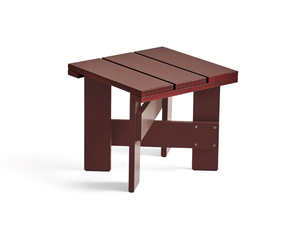 CRATE - Low pine garden side table _ Hay